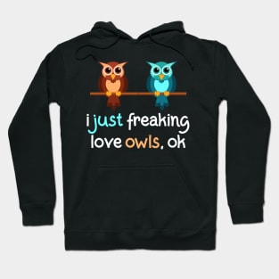 owls ok Valentines Day Hoodie